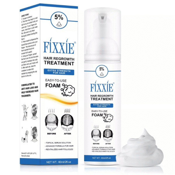 FIXXIE® 5% Hair Regrowth Treatment Hair Loss & Growth Scalp Foam 60ML Men/Women